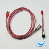 ALCHA CABLE USB TYPE C RED AVIATOR JOINT MECHANICAL KEYBOARD CABLE