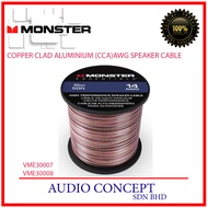 Monster Copper Clad Aluminium (CCA) 14 AWG Speaker Cable Spool (50/100FT)