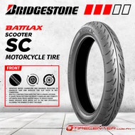 110/70-12 47L Bridgestone Battlax SC Front, Motorcycle Street Tubeless Tire