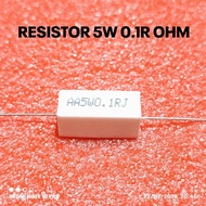 5W 5WATT 0R1 0.1R 0.1 OHM ROHS CHALK RESISTOR