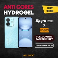 ANTI-SCRATCH HYDROGEL TECHNO SPARK 30C 5G SPYRO PRO Screen Protector