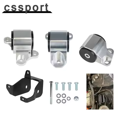 Car Modification Engine Bracket Kit 2-bolt For HONDA CIVIC EKSTK 62A Street D16 B16 B18 EK Engine Sw