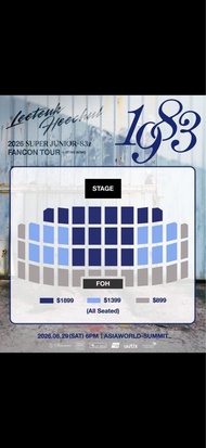 原價＋手續費放 SUPER JUNIOR-83z 會門票