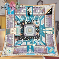 Square silk scarf 90x90cm - 90x90 silk scarf - 90x90 scarf HIGH QUALITY Silk Scarf - LINK TINK