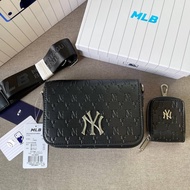 งานแท้100% MLB กระเป๋า สะพาย กระเป๋าชายและหญิง NY Yankees Presbyopia สไตล์เกาหลี size 8"(สินค้ามีพร้อมส่ง)