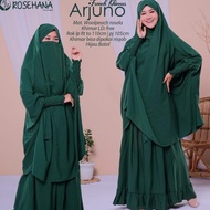 SETELAN ROK KHIMAR CADAR ARJUNO FRENCH KHIMAR ORI ROSEHANA