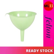 FELTON Corong Minyak / Plastic Funnel Filter Funnel For Lab Use Perfume Liquid Essential Oil Petrol 