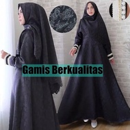 Baju Gamis Muslim Syari Wanita - TALIFA SYARI - GAUN DRESS PESTA