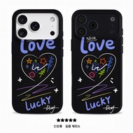 Korean Version Phone Case Suitable for iPhone 7 8 X XS XR XSMAX 11 12 13 Mini 14 15 16 17 Air Pro Ma