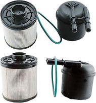 2PCS FD4615 6.7L Power-stroke Fuel Filter Kit for 2011-2016 Ford F250 F350 F450 F550 Super Duty, 5 M