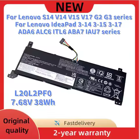 New L20L2PF0 L20C2PF0 Laptop Battery For Lenovo S14 V14 V15 V17 G2 G3 series L20M2PF0 L20M2PF8 L20B2