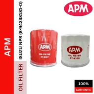 AF01 AT6747 APM OIL FILTER ISUZU NPR (8-94338181-0)