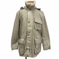 良品□C.P.Company シーピーカンパニー SANOBLAST MILLE JACKET คิลติ้งไลน์เนอร์ 3WAY โกเกิลแจ็คเก็ต โค้ท สีเขียวขี้