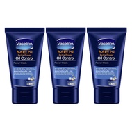 วาสลีน เมน ออยล์ คอนโทรล เฟซวอช 50 ก. x 3 VASELINE Men Oil-Control Face Wash Blue 50 g x 3