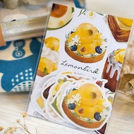 食光碎屑 檸檬鳥甜點 - 霧膜小貼紙