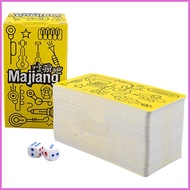 Mahjong Card Game Mahjong Poker Playing Cards Table Game Set for Home Living Room Chinese Mahjong Playing Cards shinsg