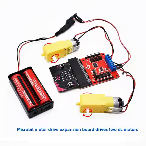 micro:bit Motor Drive Expansion Board - For BBC micro:bit Development Board, DIY Programming Experim