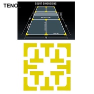 TENOL Pickleball Court Marker Kit Tennis Court Court Lines Marker Accessory Lines Marking for Tennis