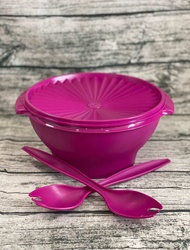 Tupperware 3.8L Large Salad Bowl with 2 forks