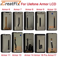 For Ulefone Armor 6 6S 6E 7 7E Armor 8 Pro 9 9E 10 11 LCD Display Touch Screen Digitizer Assembly Fo