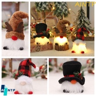 AINTP Elf Gnome Light, Antlers Dwarf Rudolph Gnome Glowing Doll, Creativity Lattice Hat Snowman Glow
