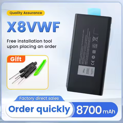 SOMI X8VWF Laptop Battery for Dell Latitude 14 Rugged 5404 5414 E5404 Extreme 7404 7414 E7404 Series