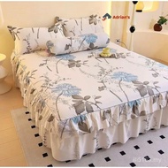 Adrian’s Stok tersedia Cadar 4-in-1 Set Cadar Ropol KING/QUEEN 16inci tinggi