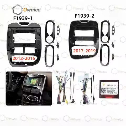 Ownice 10" for Renault Clio 4 BH98 KH98 2012 - 2019 Car Radio Android MP5 Casing Panel Frame Head Un