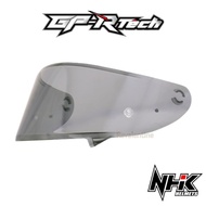NHK GPR Tech Flat Mid Smoke Visor GP R middle full face helmet Visor