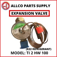 EXPANSION VALVE TI SERIES TI 2 HW 100 EMERSON/ALCO CONTROLS R22 GAS TYPE (STOCKS CLEARANCE) | ALLCO 