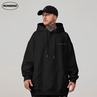M-8XL American Fat Man Oversize Hoodie Men Plus Size Long Sleeve Causal Loose Pullover Hooded Sweats