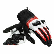 DAINESE MIG 3ถุงมือหนังขี่มอเตอร์ไซค์ระบายอากาศได้และกันตกพร้อมหน้าจอสัมผัส