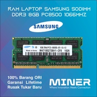 SODIMM DDR3 8GB PC8500 1066Mhz Laptop Memory RAM