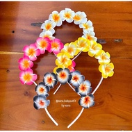 Ready 4 Colors Balinese Frangipani Flower Headband August Carnival
