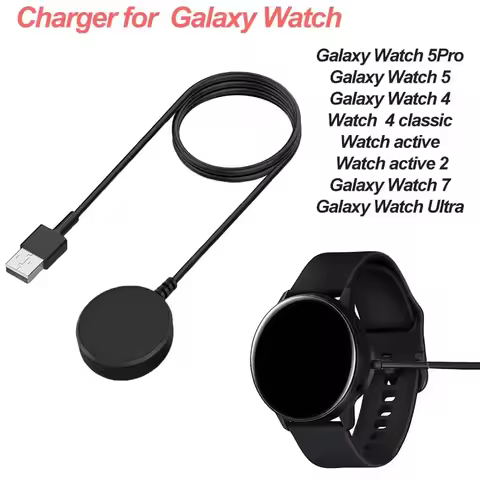 Watch Charger Compatible For Samsung Galaxy Watch 5 Pro 5/4/3 Active 2/1Gear Sport/S3 Portable Charg