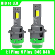 HID To LED Replacement D4S LED Car Headlights Bulbs D2S D2R D4R 90W Super Bright HID xenon Kit Headl