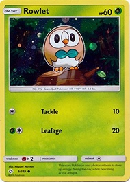 Rowlet - 9/149 - Cosmos Holo Promo - Decidueye GX Premium Collection Exclusive - Pokemon Promos