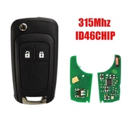 Okeytech 315/433MHz PCF7931E ID46/7937 kunci REMOTE mobil สำหรับ Chevrolet Cruze Aveo Epica lova Cam