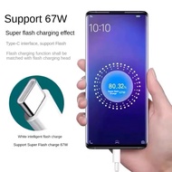 For OPPO Realme 67W SuperVOOC Flash Charge with Type-C Cable for OPPO Reno 11 10 9 8 7 A98 A78