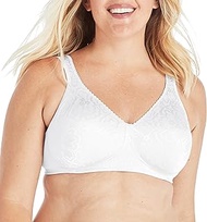 Women's 18-Hour Ultimate Lift Wireless Full-Coverage Bra with Everyday Comfort, White, 52DD