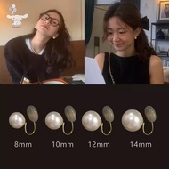 [San] Pearl Ear Clip Fashion Without Ear Hole Earings Simple Ear Cuff Fake  Fashion Jewelry Sweet Ea