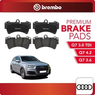 BREMBO Front Brake Pads (1 set) For AUDI Q7 3.0 TDI, AUDI Q7 3.6, 4.2