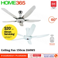 KDK Ceiling Fan 150cm with Remote 60" Z60WS