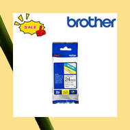 BROTHER - BROTHER - 原廠正貨 24mm 白底黑字 特強過膠保護層標籤帶 TZe-251