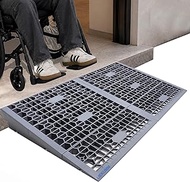 LIEKUMM Door Threshold Ramp 7.5 cm High, 1400 kg Load Capacity, Portable Modular Ramp for Door Thres