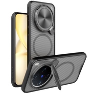 Nillkin MagSafe ตัวป้องกันกล้องหรูหราแบบตั้งเคสสำหรับ Vivo X200 Pro / X200 Pro Mini ป้องกันการตกเลนส