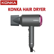 KONKA Hair Dryer 1600W Portable Hair Dryer Anion Hair Dryer Quick Dry Low Noise KG-1601