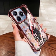 VRQR for Oppo Realme C53 C51 C63 C61 Realme Note 50 70T 70 4G Realme Narzo N53 N63 Casing Lovely Bla