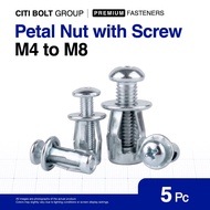 5pc Petal Nut with Screw | Easy-Install Rivet Jack Nut | CITI BOLT