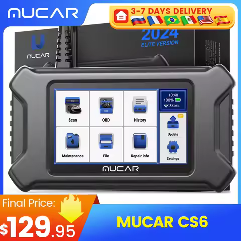 MUCAR CS6 CS4 CS90 OBD2 Diagnostic Tool Car Check Engine Tool Automotive OBD2 Scanner Free Update fo